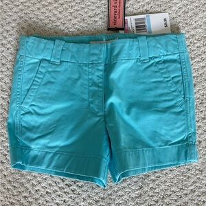 Girls Vineyard Vines Aqua Blue Shorts size 5 NWT